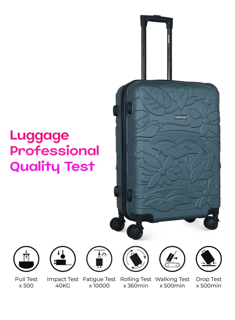 فيبتور طقم حقائب سفر 3 قطع ABS بعجلات مع نظام رقم قابل للقفل - Image 4