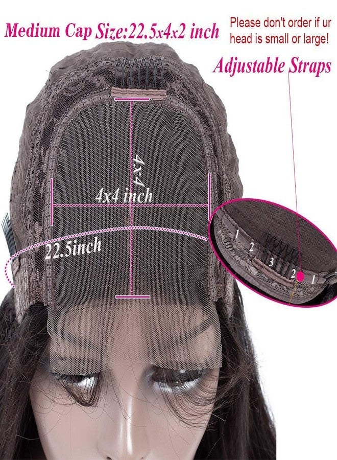 ALLRUN Body Wave Lace Closure Wigs Human Hair 4x4 Lace Front Wigs With Baby Hair(16 inch) Body Wave Lace Wigs For Black Women Natural Color 150% Density - Image 5