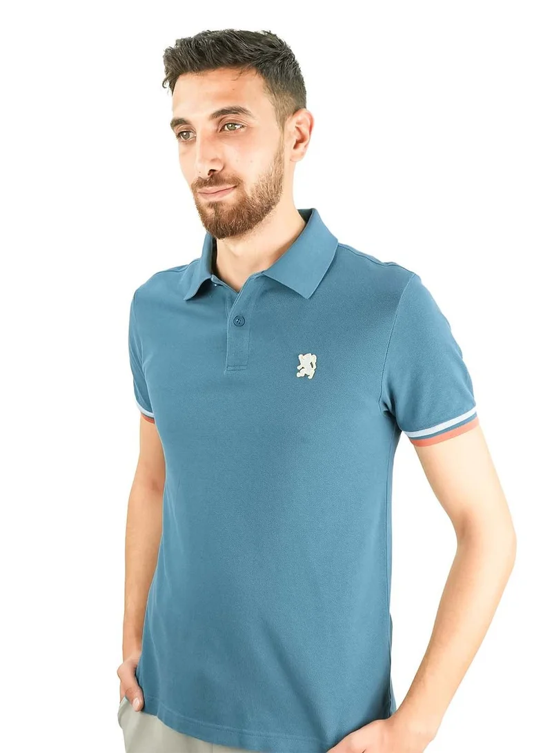 Men's Performance Polo: Classic Piqué, Tipped Collar, Embroidered Detail