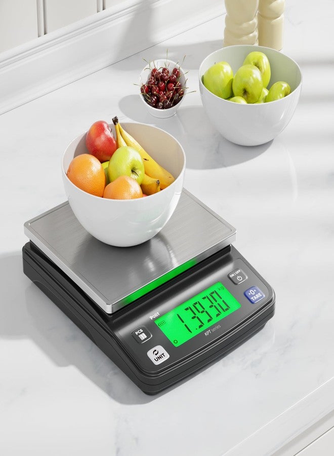 Polit KPT Digital Kitchen Scale - 0.5g Precision 13lb/6kg Food Scale with Stainless Steel Tray, Dual Power and Counting Mode for Cooking, Baking, Meal Prep and Seed or Hardware Uses - Image 2
