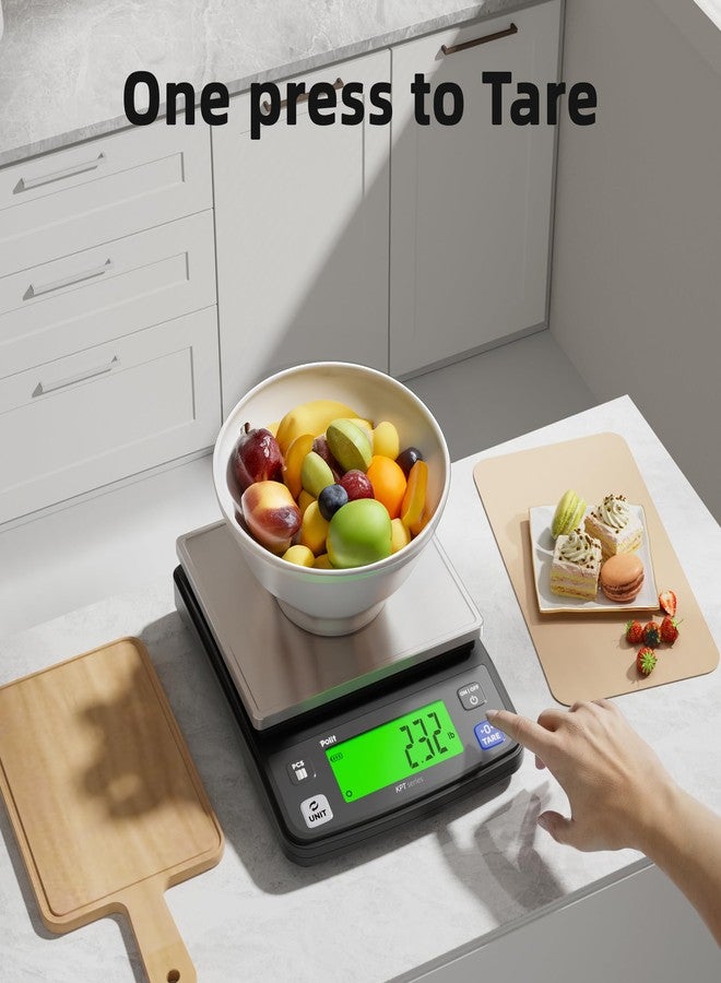Polit KPT Digital Kitchen Scale - 0.5g Precision 13lb/6kg Food Scale with Stainless Steel Tray, Dual Power and Counting Mode for Cooking, Baking, Meal Prep and Seed or Hardware Uses - Image 5