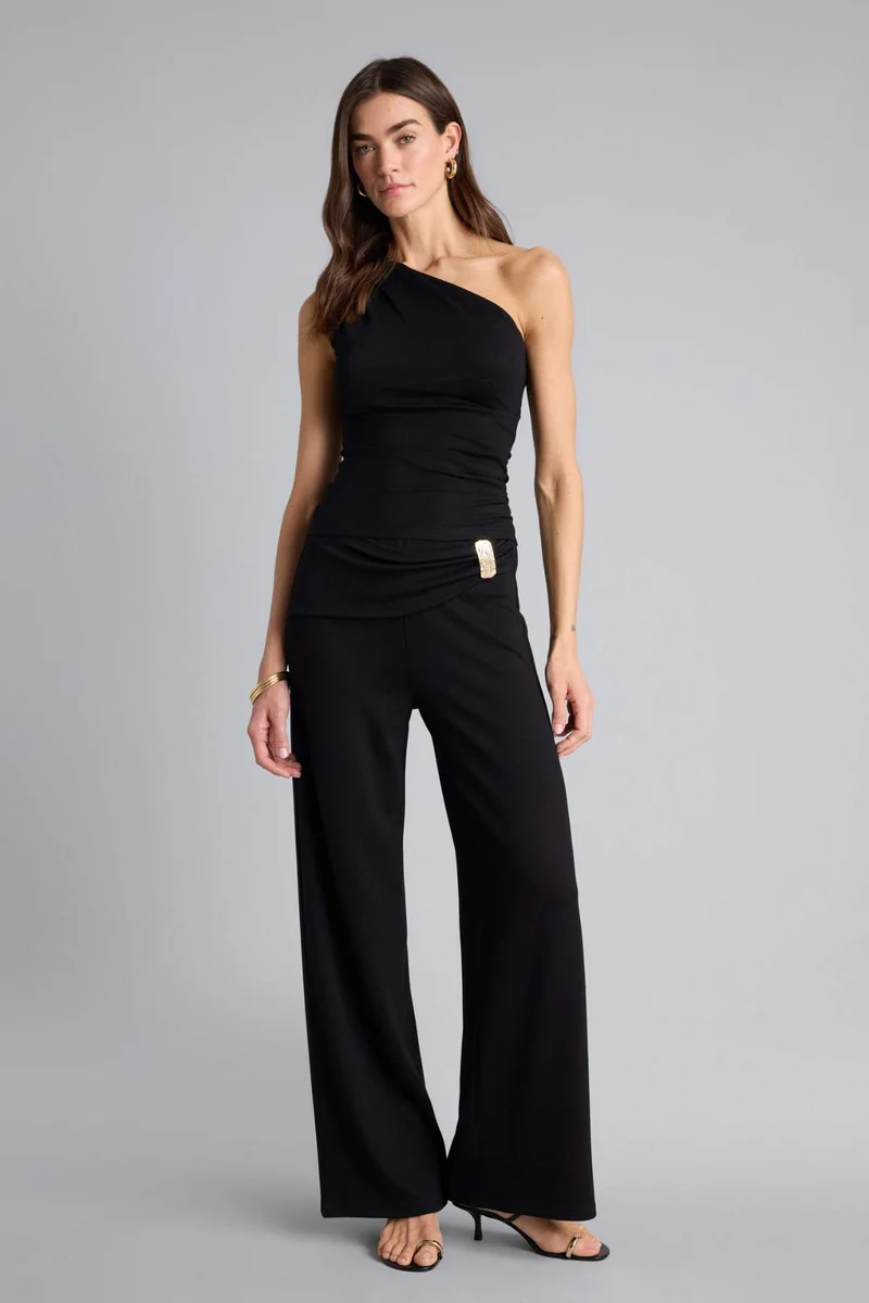 ديفاكتو Slim Fit One Shoulder Tank Top