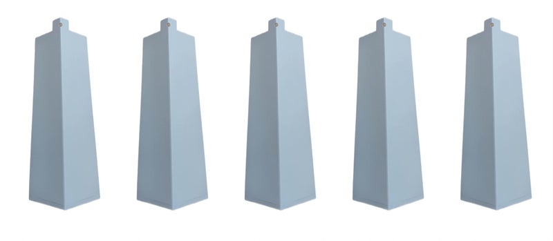 VMDLKB 5 - New Aluminum Outside Siding Corner 8 Inches 5 Nails Included - Image 1