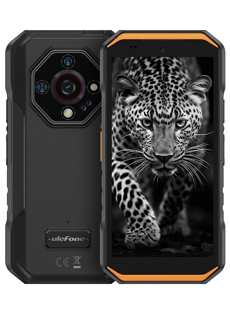 أوليفون ARMOR X32 4G 6GB RAM 128GB ROM|5500mAh بطارية|5.65" شاشة HD+|أندرويد 14|NFC-برتقالي - Image 1