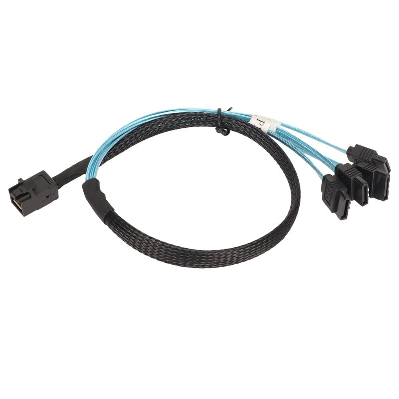 كابل خوادم SAS HD الصغير 1 متر بنواها من النحاس المصدون SFF 8643 - قناة مزدوجة 12 جيجابت في الثانية لوحدة أقراص الصلب للمشروعات الحسابية - Image 4