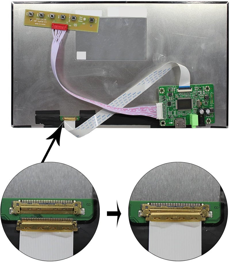 VSDISPLAY H/D Control Board 30 pin EDP for 11.6'' 13.3'' 15.6'' 1920x1080 | NV140FHM NV156FHM NT156FHM N41 N140HCA EAC LTN173HL01 B156XTK01 B156HAN01 B173HAN01 LP173WF4 SP LCD Screen - Image 3