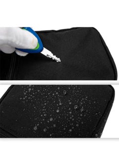 WAOKN Unisex Mini Crossbody Bag, Teenager Texture Waterproof and Scratch-proof Small Bag Shoulder Bag Handbag, Fashionable and Simple Solid Color Crossbody Bag for College Students and Youth(Black)  - Image 4