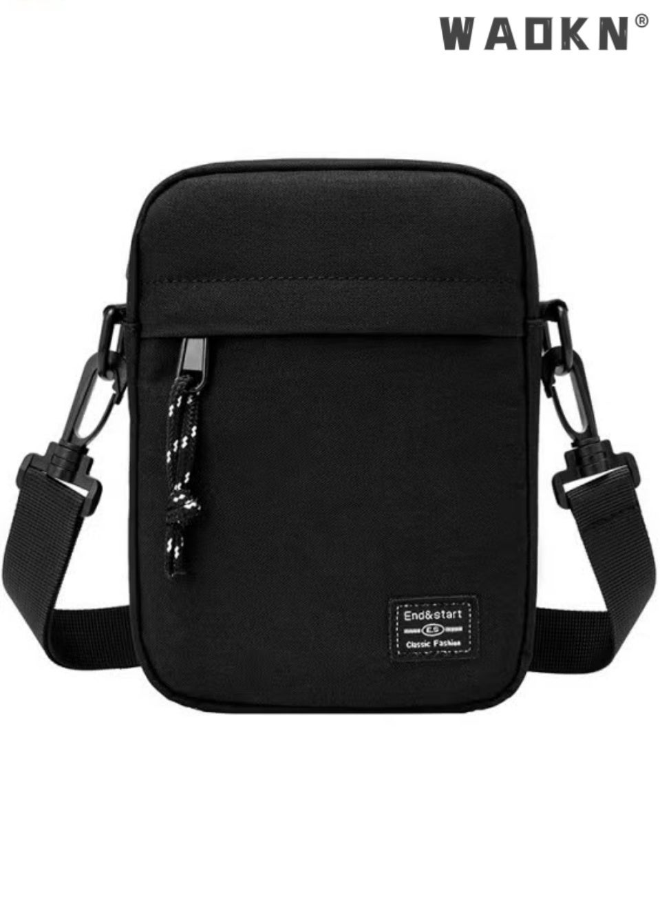 Unisex Mini Crossbody Bag, Teenager Texture Waterproof and Scratch-proof Small Bag Shoulder Bag Handbag, Fashionable and Simple Solid Color Crossbody Bag for College Students and Youth,Sling Crossbody Bag Small Shoulder Backpack for Men Chest Bags Casual Daypack for Business Travel Cycling,Crossbody Bag Messenger Bag for Men or Women Purse Shoulder Bag Sling Bag Travel Bag for Business Office School Satchel Bags Small Carry Bags (Black)