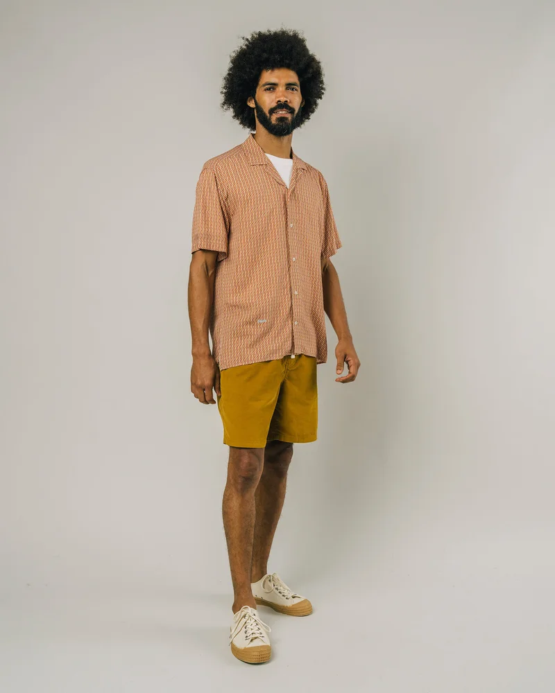 Brava Fabrics Roma Aloha Shirt Copper