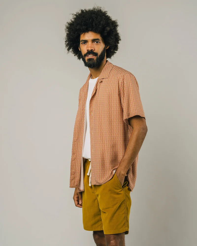 Brava Fabrics Roma Aloha Shirt Copper