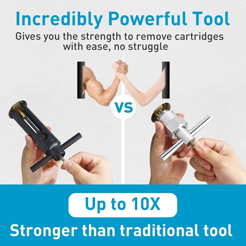 Tearel Store 104421U Cartridge Removal Tool for Moen 1222 1225 1220, Shower Cartridge Puller Tool, Tub and Shower Faucet Cartridge Remover for Moen Posi-Temp Valve - Image 2