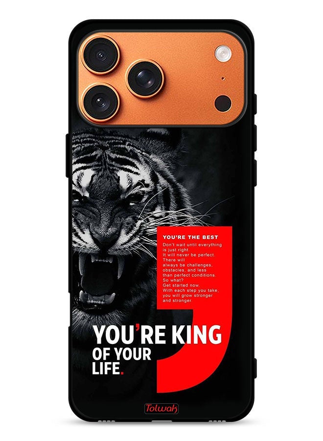Tolwak Apple iPhone 17 Pro Max Protective Case Cover You Are King Of Your Life - Image 1