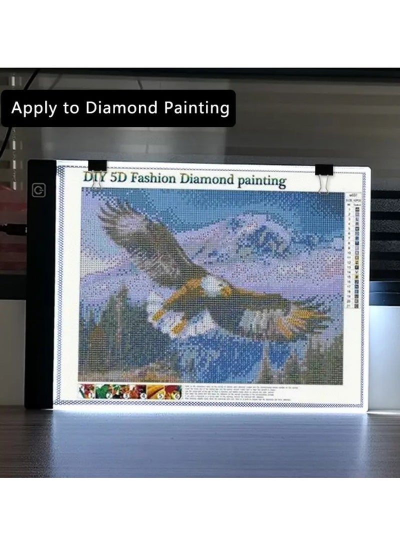A3 Light Box Drawing, Copy Board Three Layers Dimmable Led Light Pad Drawing Board  - Image 3