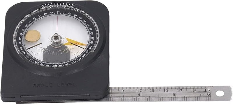 منقلة قياس الزوايا متعددة الوظائف مع مسطرة فولاذية قابلة للإزالة - Image 3