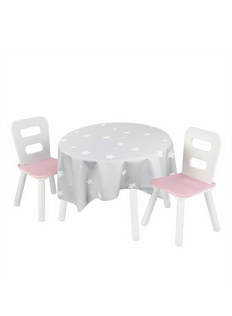 Waterproof Non-Slip Baby Place Mat for High Chair Feeding 51 Inch Star Design Mess Cloth for Toddlers - Image 5