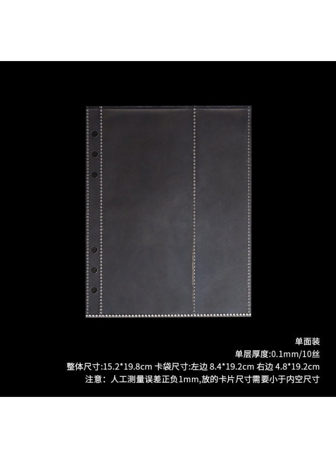 Unity Spot A5 Plastic Pp Display Book Transparent Game Card Inner Page Bag Photo Album Inner Page Certificate Stationery Book Can Be - Image 1