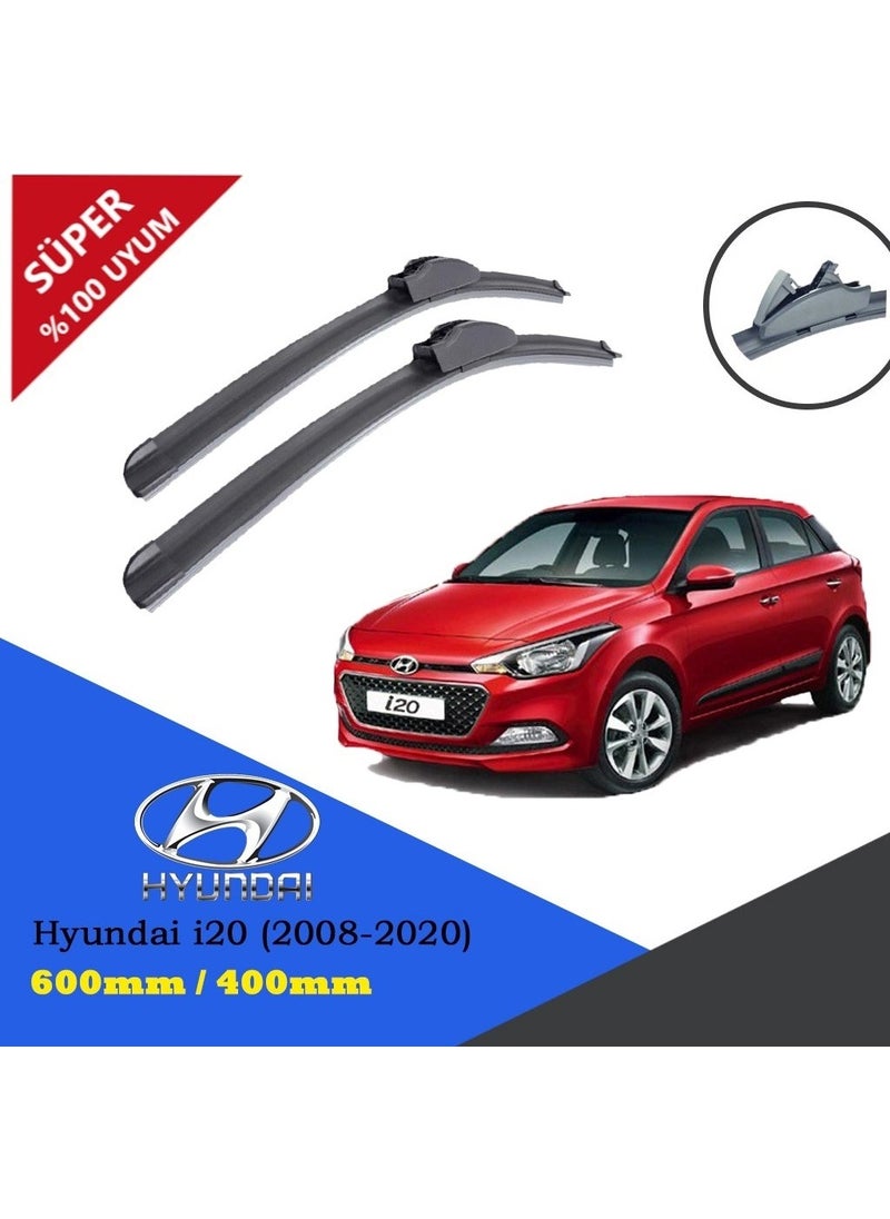 Eraks Hyundai I20 Banana Wiper Set (2008-2020) 600- 400 Mm...  - Image 1