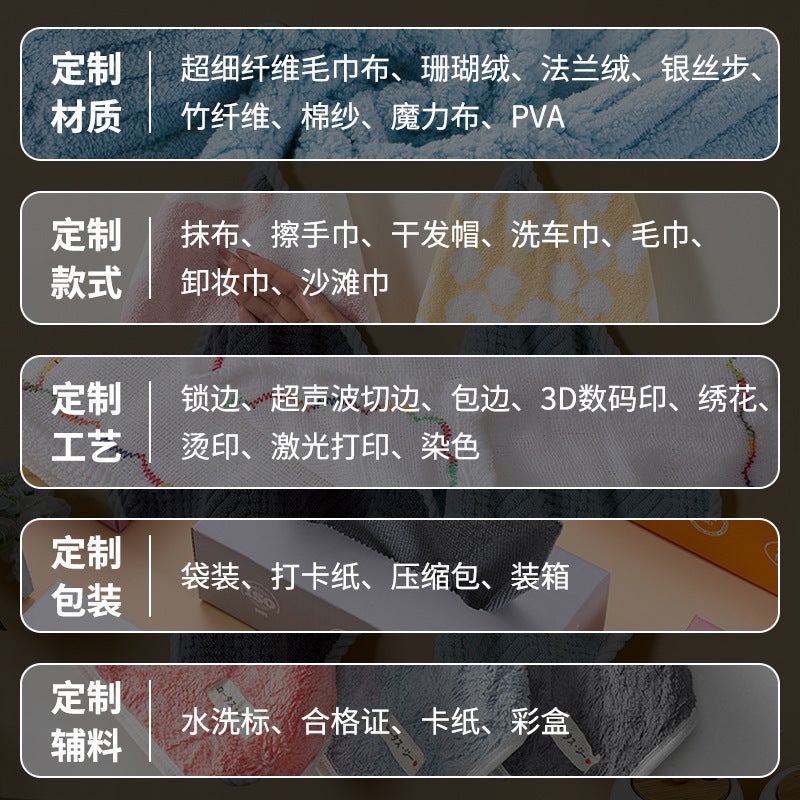 Magic Rag Black Thickeneded Magic Cloth Glass Cleaning Lazy Rag Absorbs Water And Cleans Without Water Marks Fiber Rag - Image 3