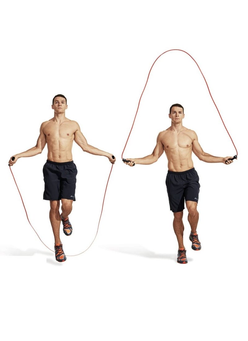 Generic - Adjustable Jump Rope With Counter & Foam Handles - Blue - Image 1