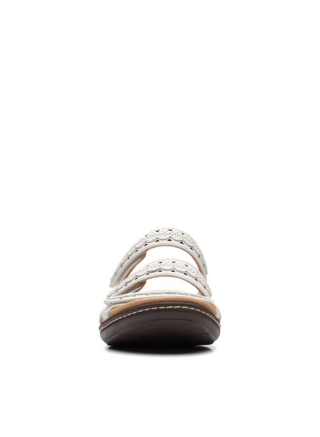 clarks Women's Laurieann Cove Flat Sandal, White Leather, 4 UK Wide - Image 5