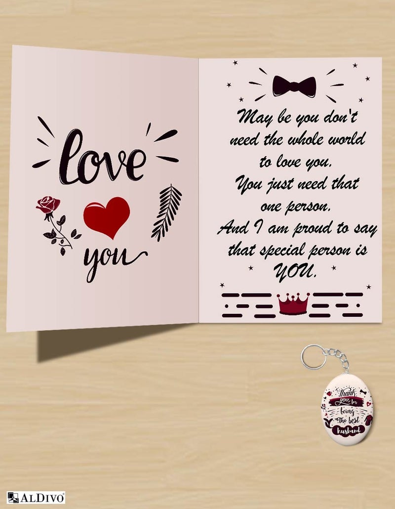 ALDIVO ALDIVO Satin 400TC Cushion Cover with Filler Ceramic Mug Greeting Card and Key Ring 12x12 inch White - Image 5