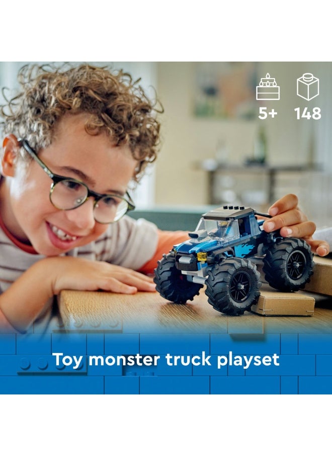 LEGO City Blue Monster Truck Off-Road Toy 60402 (148) Pieces  - Image 3