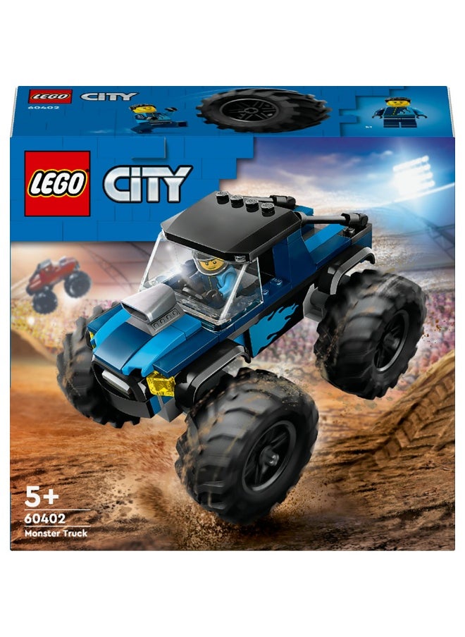 LEGO City Blue Monster Truck Off-Road Toy 60402 (148) Pieces  - Image 2