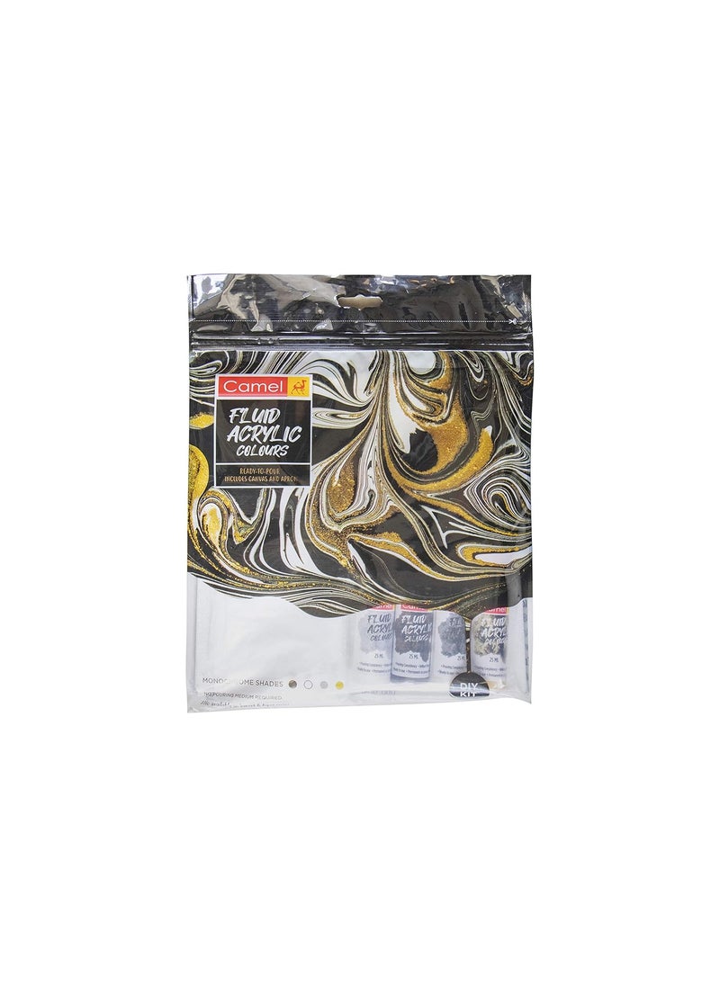 camel Camel Fluid Acrylic Kit - Monochrome Series  - Image 2
