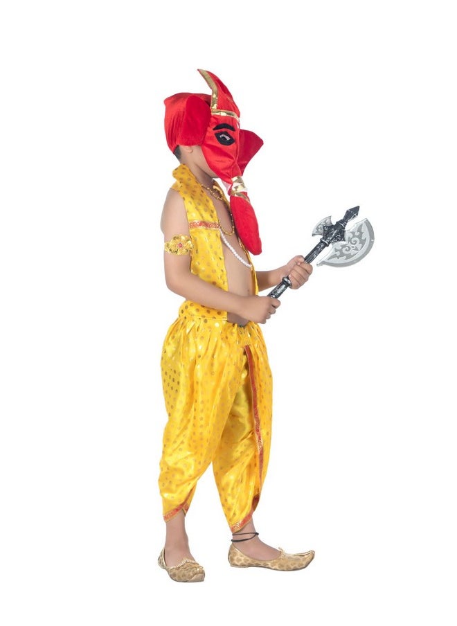BookMyCostume - BookMyCostume Shri Ganesha Hindu God Kids & Adults Fancy Dress Costume 0-6 months - Image 1