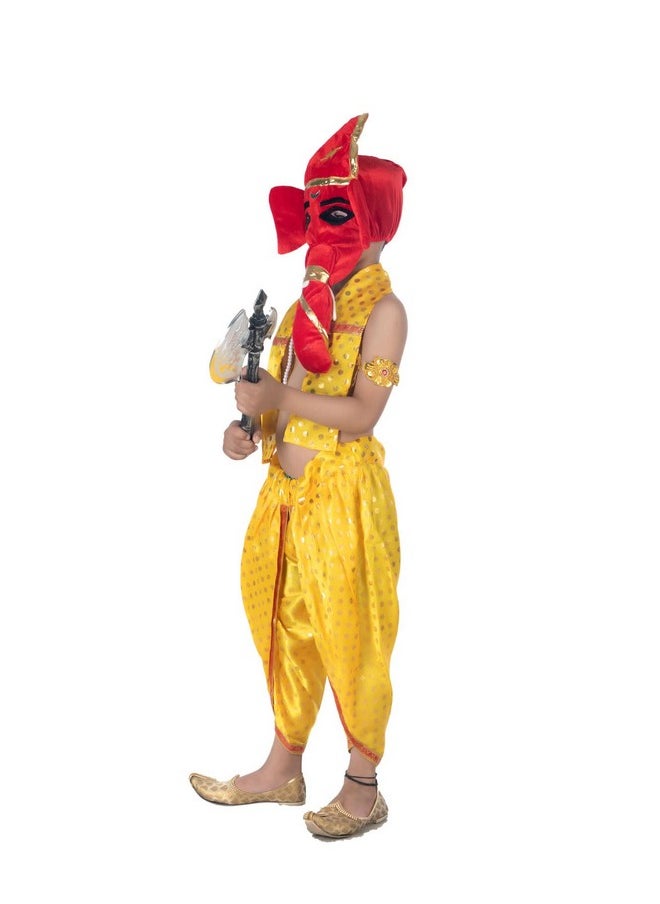 BookMyCostume - BookMyCostume Shri Ganesha Hindu God Kids & Adults Fancy Dress Costume 0-6 months - Image 1