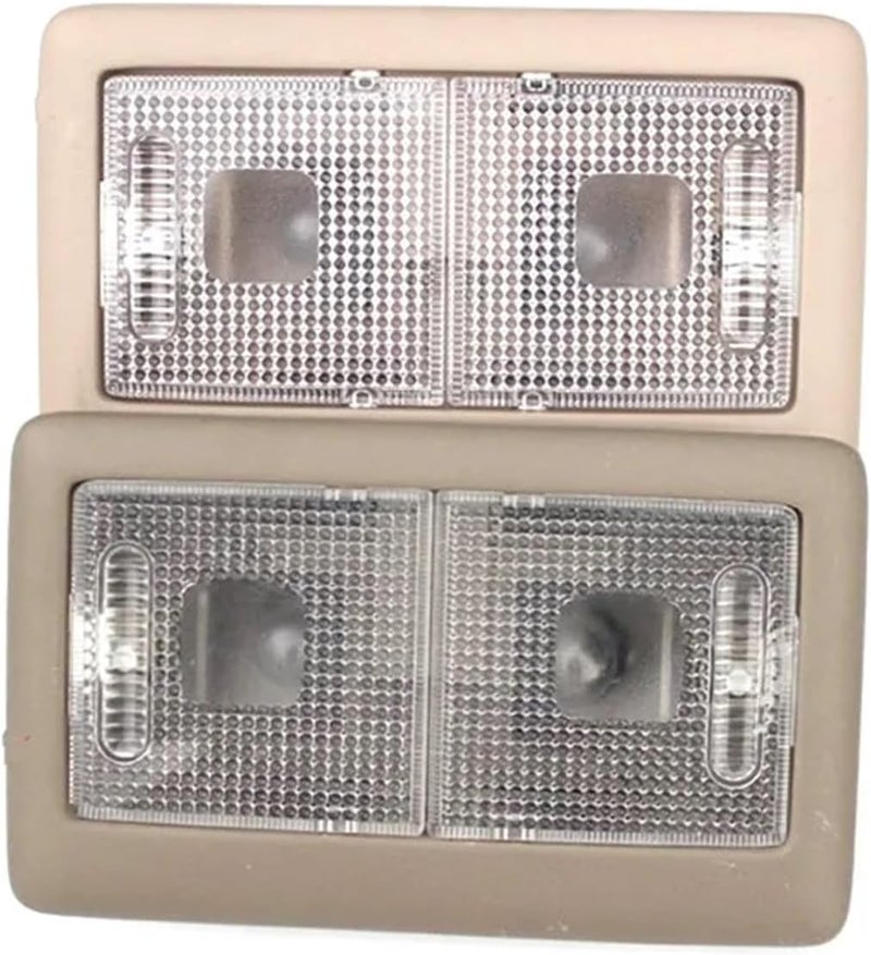 Wivplex Beige Gray Car Interior Roof Dome Lamp - Image 5