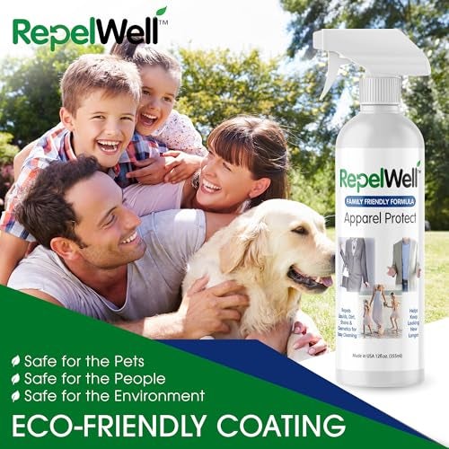 RepelWell Apparel Protect (12oz) Stain & Water Repellent Spray – Non-Toxic, Eco-Friendly, Pet-Safe Sprays for Clothing & More - Image 2
