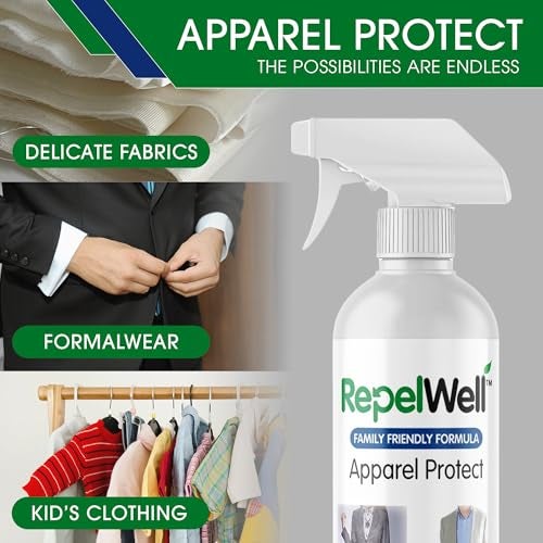RepelWell Apparel Protect (12oz) Stain & Water Repellent Spray – Non-Toxic, Eco-Friendly, Pet-Safe Sprays for Clothing & More - Image 3