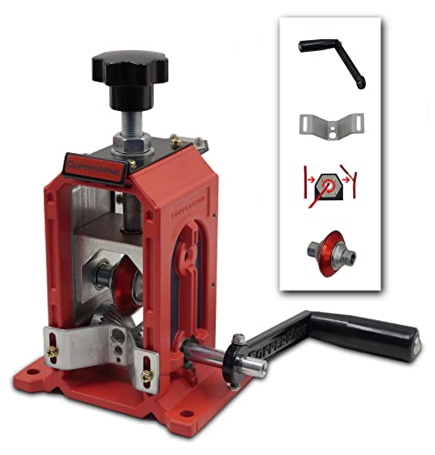 CopperMine Copper Wire Stripper Hand Crank Copper Wire Stripping Machine and Cable Wire Stripper for Wires 18 AWG to 1250 kcm - Image 1