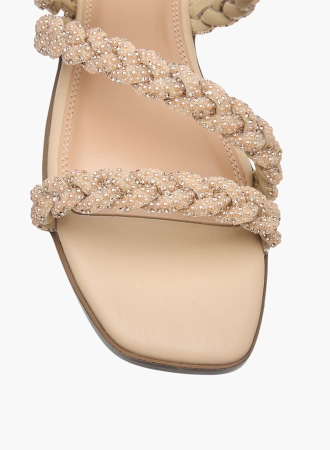 سيليست صنادل نسائية سهلة الارتداء مزينة - Image 4