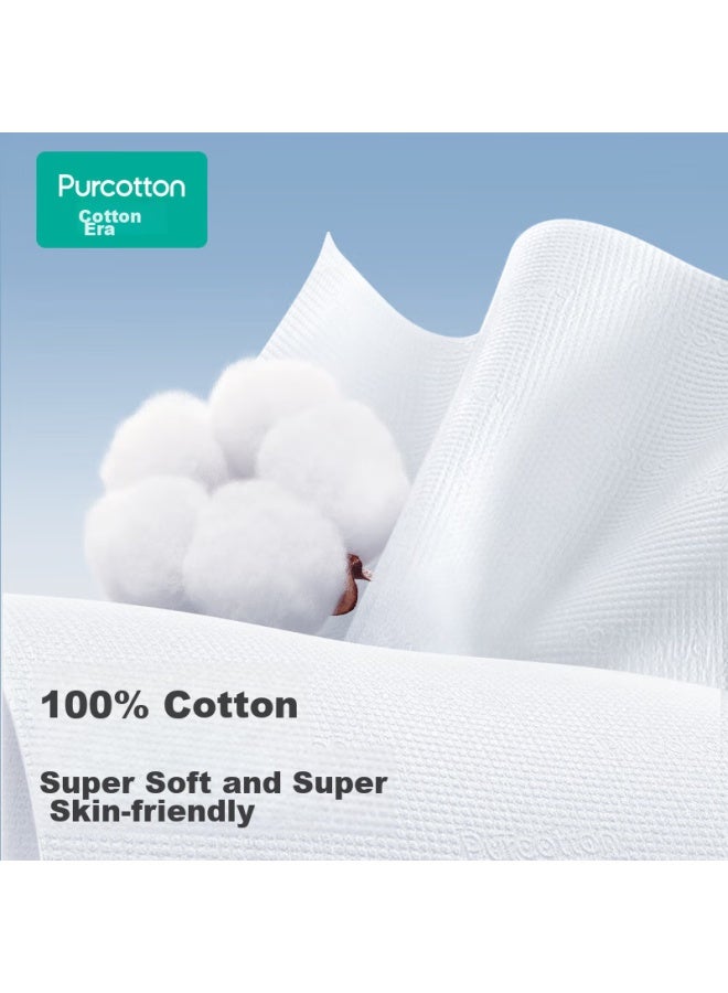 Purcotton Purcotton Disposable Bath Towels, 3 Pack, 100% Cotton, Individually Wrapped Towels For Travel - Image 2