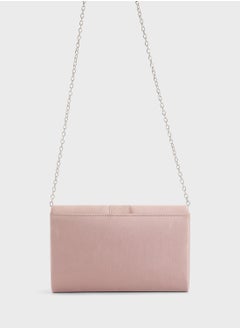 Ella Limited Edition Embellished Trim Satin Clutch Bag  - Image 2