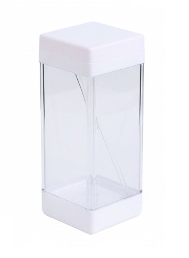Daiso SK Double Seasoning Case, White Kitchen Spice Box, Dual Compartment Seasoning Container for Salt, Sugar, Spices & Condiments Storage - Image 2