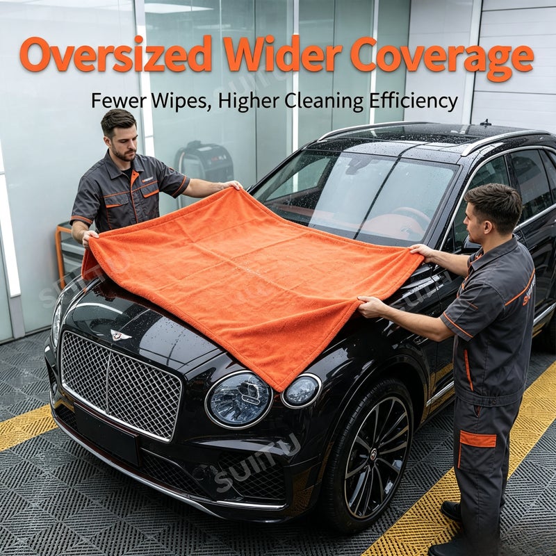 Suitu Double-Sided Braided Car Drying Towel - Image 3