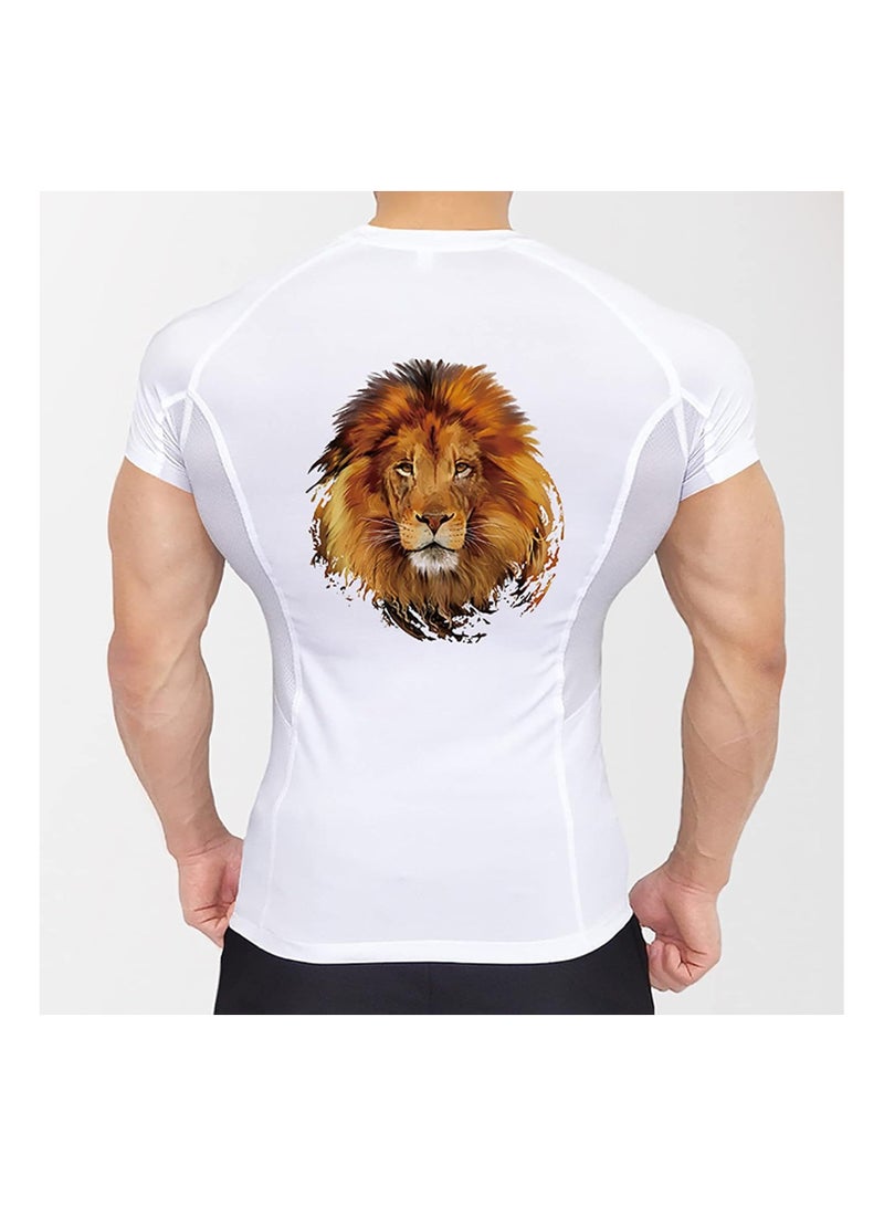Generic 4 LION FACE PICTURE HEAT TRANSFER STICKER FOR DIFFERENT CLOTH CAN APPLY USING HOT IRON - Image 2
