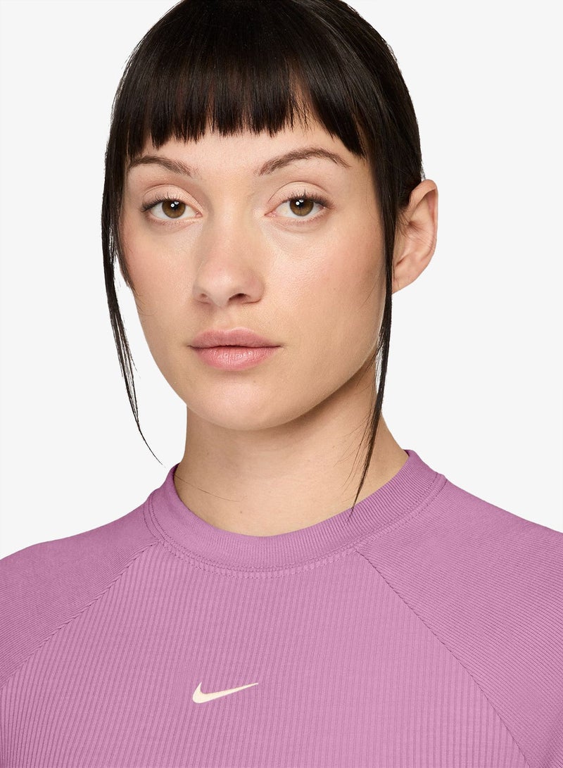 Nike Nsw Chill Knit Ribbed Top - Image 3