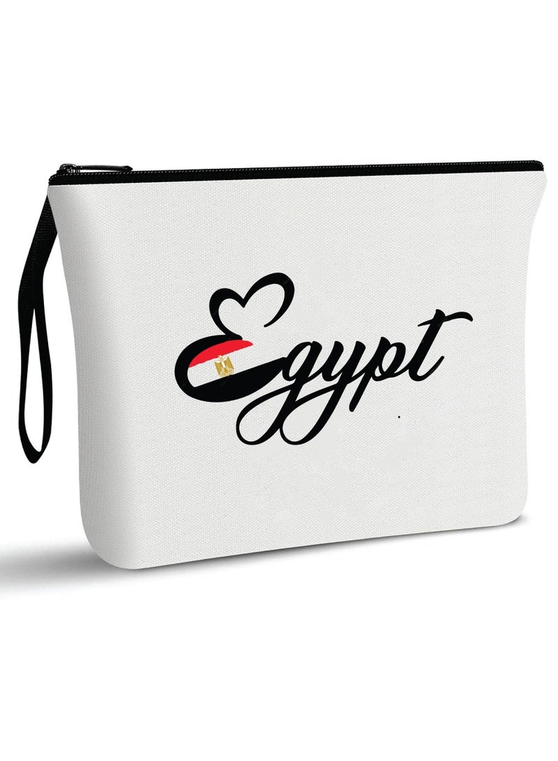 Egypt National Day Cosmetic Bag - Egypt with this Makeup Pouch - Perfect for Egypt Independence Day with this Stylish Cosmetic Bag - Gift for Any Egyptian - Image 1