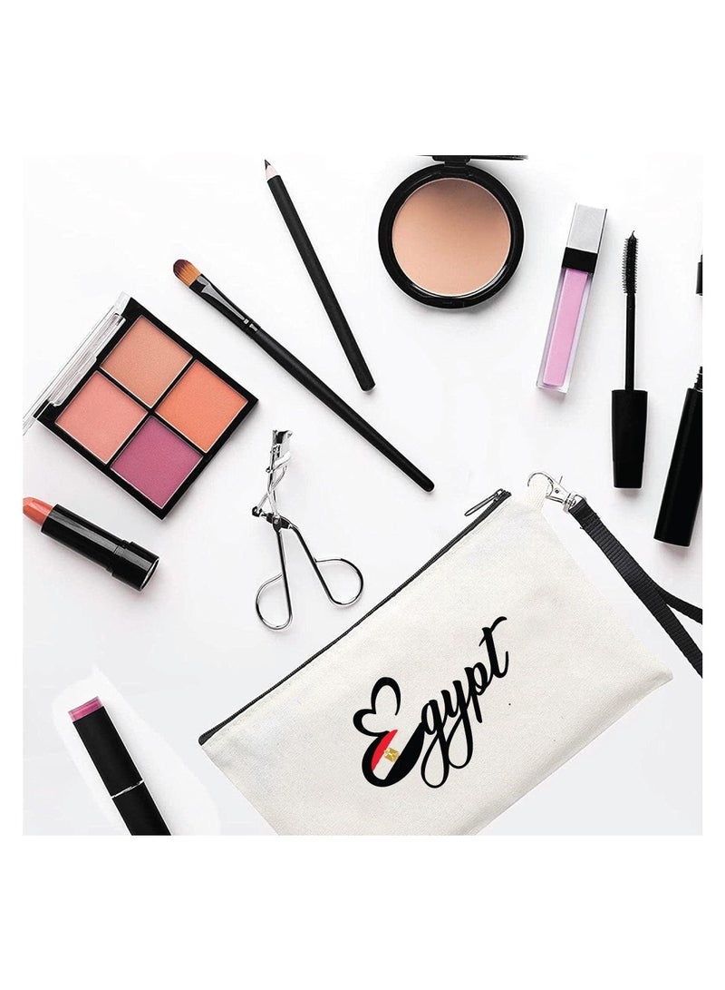 Egypt National Day Cosmetic Bag - Egypt with this Makeup Pouch - Perfect for Egypt Independence Day with this Stylish Cosmetic Bag - Gift for Any Egyptian - Image 2
