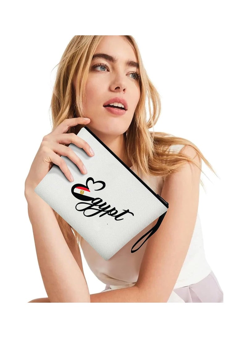 Egypt National Day Cosmetic Bag - Egypt with this Makeup Pouch - Perfect for Egypt Independence Day with this Stylish Cosmetic Bag - Gift for Any Egyptian - Image 4