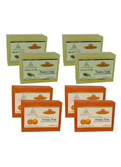 Khadi Pure Orange & Teatree Soap 125 ml (Pack of 8)  - Image 2