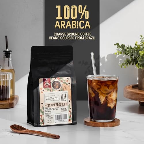 Inspired Coffee Co Snickerdoodle Flavored Cold Brew Coarse Ground Coffee Beans  Medium Roast  Low Acid Coffee Smoother Taste  100 Arabica  12 oz Resealable Bag - Image 5