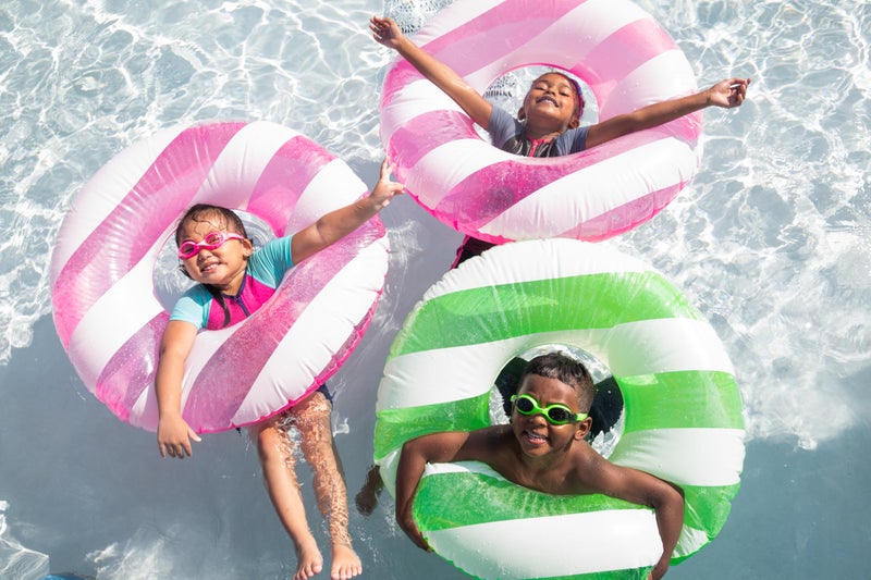 TYR Kids Swimple Swim Goggle, Black/Blue - Image 2