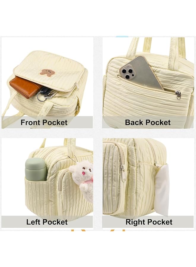 erorex Baby Diaper Bag Tote Mommy Bag Cute Baby Nappy Bag Travel Diaper Tote Maternity Bag Multifunction - Image 4