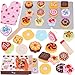 KMTJT Wooden Cookie Play Food Set for Kids Kitchen Accessories Food Toys for Toddlers Pretend Play Slice and Bake Gifts for 3 4 5 Years Old Girls and Boys Toddler Learning Toy Chocolate - Image 2