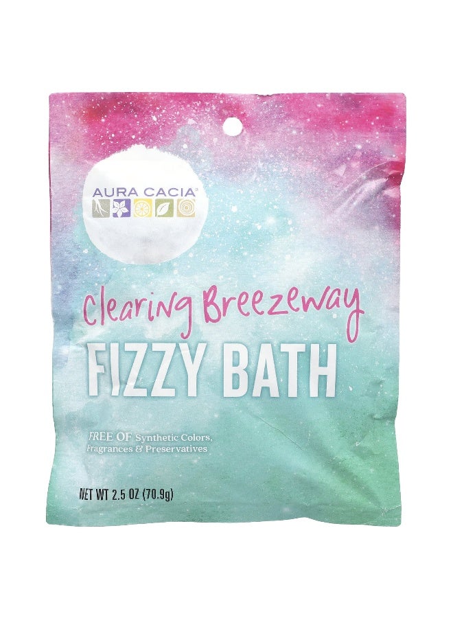 Aura Cacia Aura Cacia, Fizzy Bath, Clearing Breezeway, 2.5 oz (70.9 g)  - Image 1